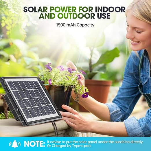 Solar Irrigation System for Garden - Skycow 2W Solar &amp USB Power Automatic Drip Irrigation Kit15 Potted Indoor Outdoor Garden Balcony Anti-Siphoning Plant Watering System 25 Timing Mode