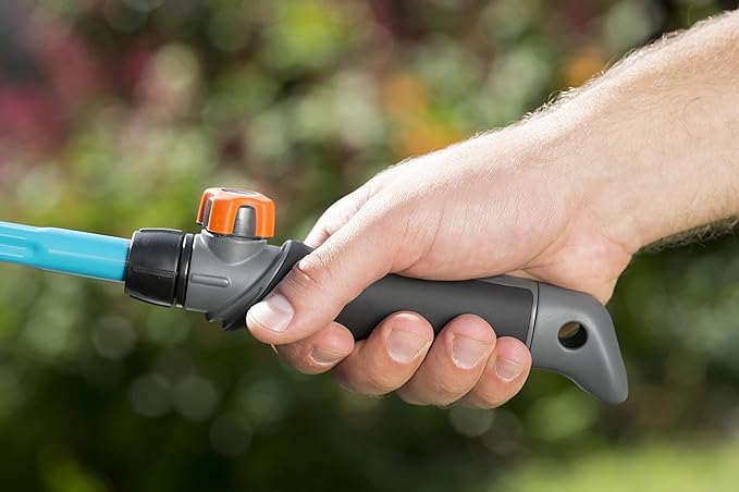 Gardena Combisystem Small Tools Set: Flower Trowel &amp Rake for Effortless Planting Including Combisystem Small Tool Handle (17354-60)