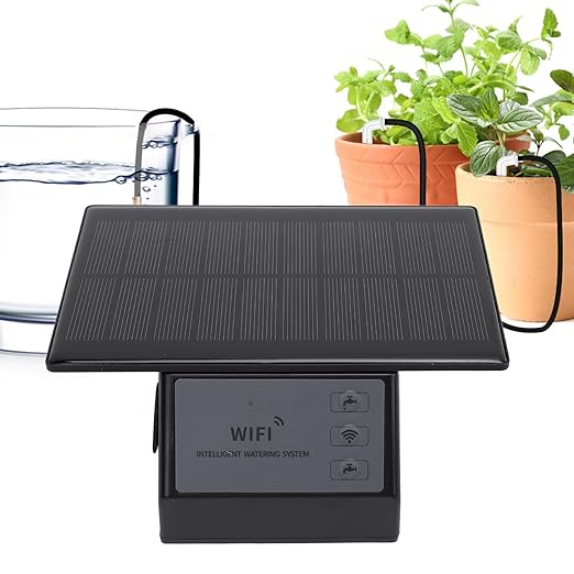 Automatic Drip Irrigation Kit Efficient Solar Powered Timing System for Potted Plants Self Watering System for Balconies and Patios