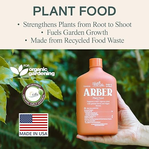 Organic Plant Food Liquid Fertilizer – Indoor &amp Outdoor Concentrate for Growth Immunity &amp Bloom – Houseplants &amp Garden Fertilizer – Supports Strong Roots Lush Foliage High-Yield Harvest