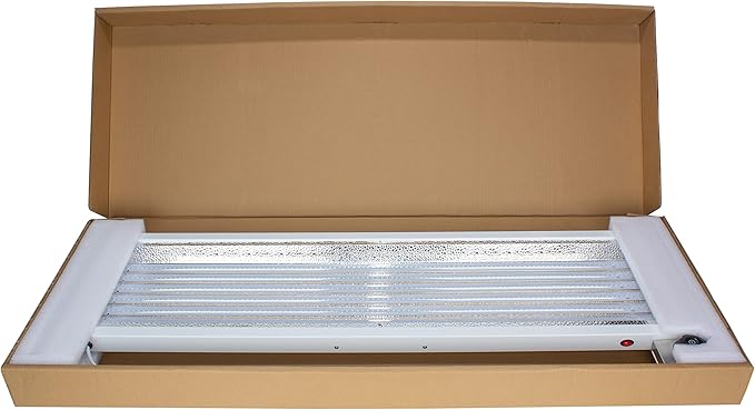 The LED Panel with UV 365nm Light 1X4Ft/150W &amp Build-in Timer120-277V Input Great for a Stand Along LED Grow Lights or Boost UV Input to get Strong and Fast Growing. (1X4Ft/150W)