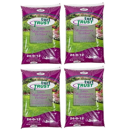 10M Lawn Maintenance Fertilizer 24-0-12 (Pack of 4)