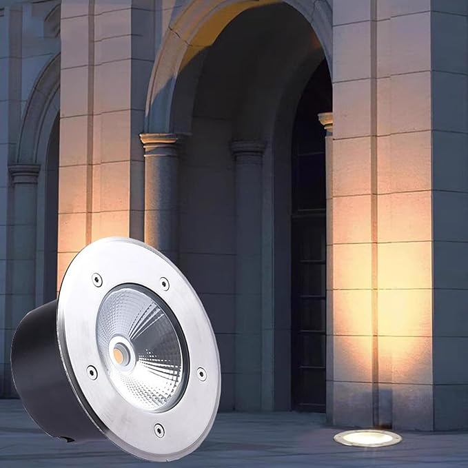 Square Ground Landscape Light - Outdoor Underground Light LED Outdoor Spotlight Waterproof IP66 Landscape Lights AC85-110V Recessed Outdoor Underground Light For Terrace Pathway Lawn (Blue 5W