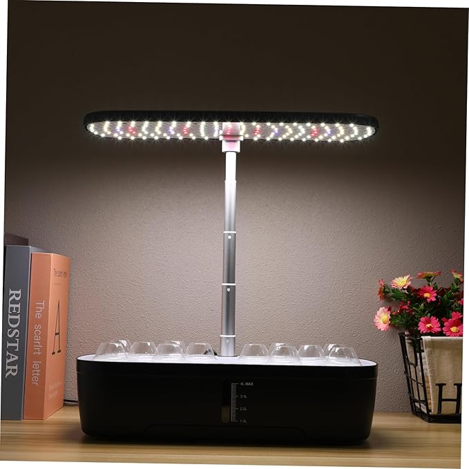 1set Hydroponics Growing Kit Indoor Gardening Machine with Us Multi-Porous Design for Vegetable Growth Space-Saving Hydroponic Planter for Home Use