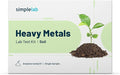 Heavy Metals in Soil Test by SimpleLab | Includes 9 compounds Including Lead Arsenic and Copper and Analysis by a Certified Laboratory | at Home Soil Lab Test | Collect Sample at Home
