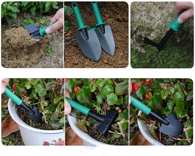 10PCS Gardening Tool Set Plant Care Mechanics Kit Pruning Tools with Carrying Case