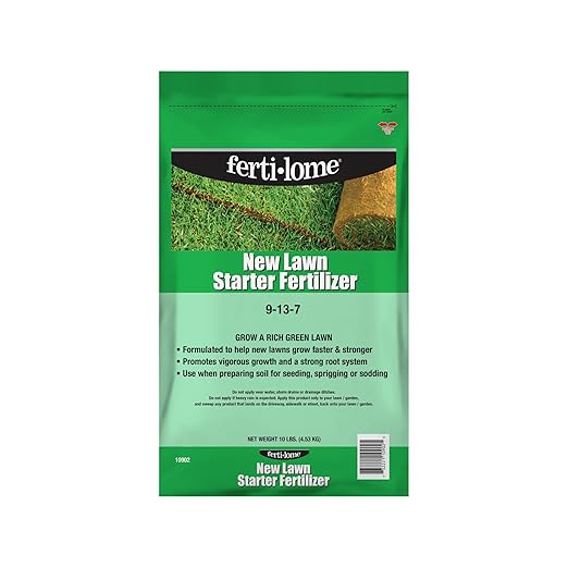 Fertilome (10902) New Lawn Starter Fertilizer 9-13-7 (10 lbs.)
