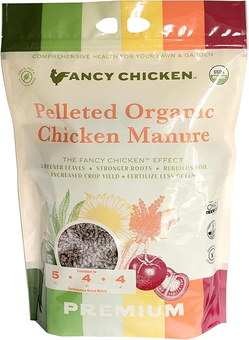 Premium Manure – 15 Lb Pelleted Organic Fertilizer with Natural Performance Enhancers All-Natural Plant Food Ideal for Vegetables Gardening &amp Farming USDA