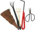 5pcs Garden Tool Set with Pruning Scissors and Garden Shears for Bonsai and Potted Plants Ergonomic Hand Tools for Soil Loosening Plant Care and Gardening Maintenance