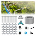 New Drip Irrigation KitsQuick Connector Automatic Irrigation Systemwith Replaceable Bending Dropperatomizing Copper Nozzle for Watering System for Garden Plant Lawn Patio. (30M)