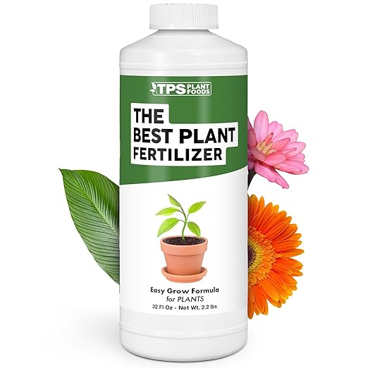 The Best Plant Fertilizer – Liquid Plant Food for Lush Growth Stronger Roots &amp Vibrant Plant Health 32 oz