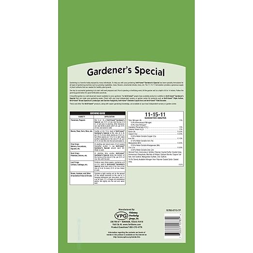 Fertilome (10785) Gardener's Special Plant Food 11-15-11 (15 lbs.)