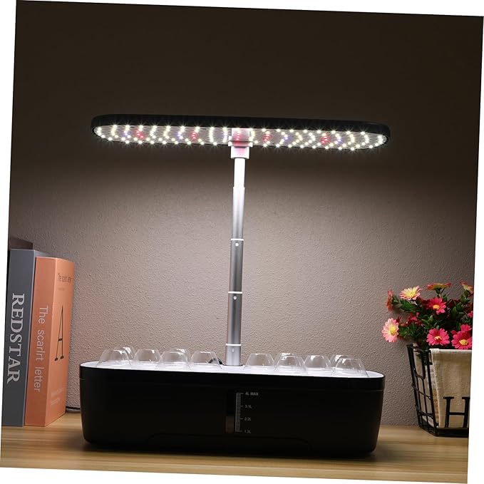1Set Indoor Hydroponics Growing System Kit Compact Pot Indoor Garden with Multi Porous Design Simple Operation and Abundant Accessories for Fresh Vegetable Cultivation