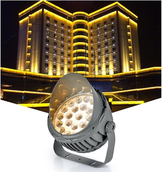 Rotation Spotlight - Landscape Lamps AC 220V Spotlight Led Beam Light Long Beam Floodlights IP65 Waterproof Outdoor LED Spotlights Narrow Light Wall Washer(Warm White Light36W)