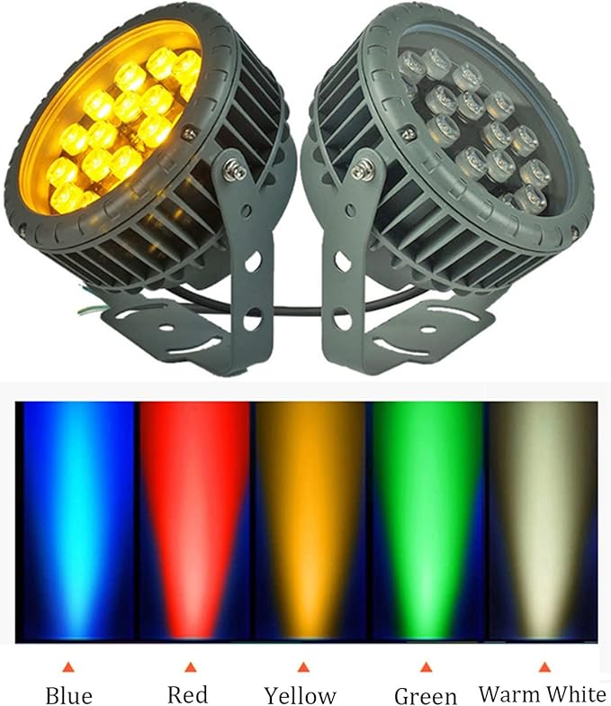 Outdoor Spotlight Low Voltage LED Landscape LightsIP66 Waterproof Site Flood Light for Yard Lawn Garden Pathway Lighting 12V 24V