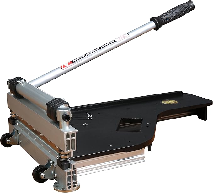 13 Laminate Floor Cutter Vinyl Floor Cutter - Meet Multi-Angle/Length Cutting A Flooring Tool also Cuts-Engineered Wood Floor LVP VCT SPC WPC Long Life HSS Blade Mounted!