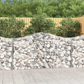 2-Pack Large Gabion Planter Box Set 78.7x19.7x47.2 in Galvanized Iron Outdoor Garden Boxes for Patio Rocks &amp Plants Silver Raised Garden Planters for Backyard Terrace