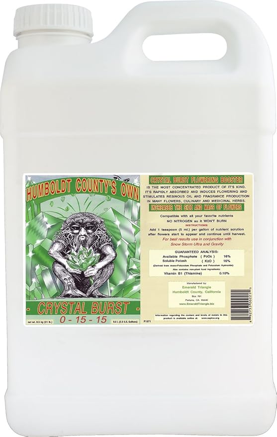 Emerald Triangle ETBURST25 Crystal Burst Fertilizer 2.5 Gallon