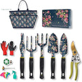Women's Garden Tool Set - 25 Pieces Heavy Duty Garden Tools Durable Garden Tool Bag Gardening Gifts for Women