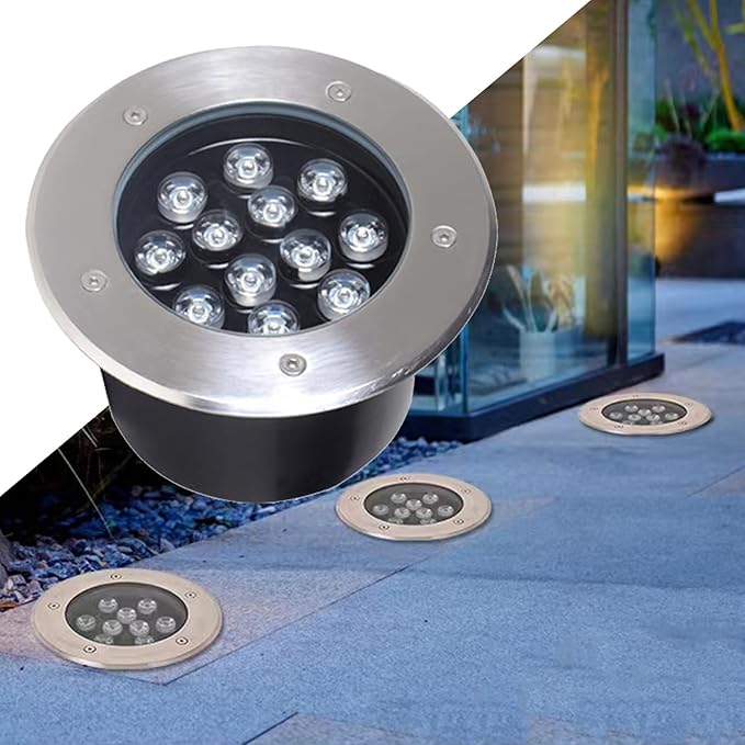 LED Landscape Light Outdoor Recessed Ground IP66 Waterproof AC85-110V Underground for Floor Driveway Deck Step Garden Tree s