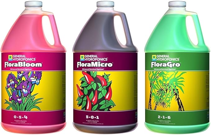 Flora Series 3 Gallon- Floragro Floramicro &amp Florabloom gro bloom micro .#GH45843 3468-T34562FD90184