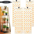 Grow Light40W Ultra-Thin Panel Grow Lights for Indoor Plants316LEDs Full Spectrum Grow Lights for Under Cabinet Plant Grow Lamp with 3/9/12H Timer10 Dimmable Levels for Plants Growing (4pcs)