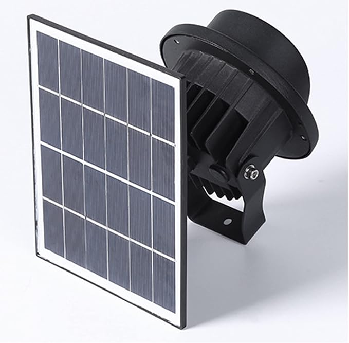 Kiven Solar Lights Outdoor 10W LED Indoor/Outdoor Waterproof Spotlight Rechargeable Solar Powered Landscape Lights for Plants Porch Garden(Warm White) 1 Pack