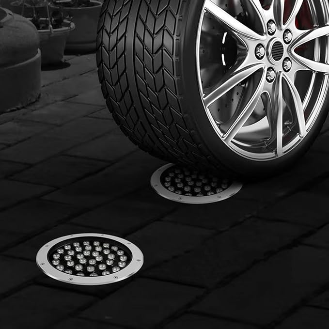 Outdoor Recessed Ground Light LED Underground Light IP66 Waterproof Buried Lights AC85-265V Spotlights for Stairs Patio Garden Tree Yard Landscape Lamp