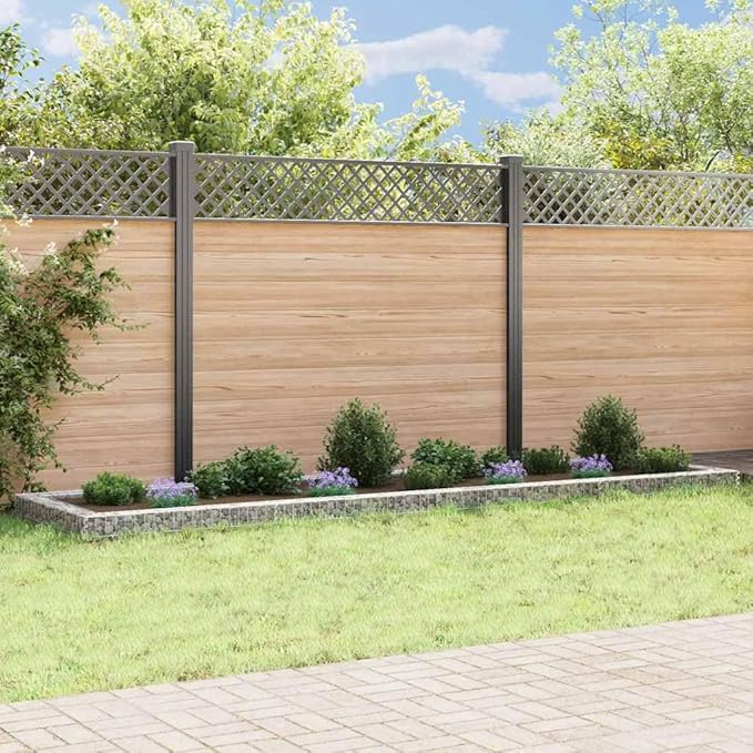 Gabion Raised Bed Silver Galvanized Steel Large Rectangular Outdoor Planter for Garden Patio Heavy Duty Plants 157.5x157.5x7.9 Inches
