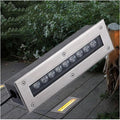 Rectangle Outdoor Buried Lamp Ground Landscape Lights IP65 Waterproof LED Spotlight AC85-265V Recessed Downlight for Garden Lawn Garage IlluminationYellow 6W