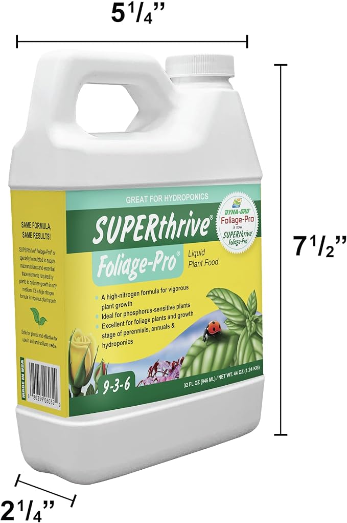 Dyna Gro Foliage Pro 32oz 1 Quart Liquid Plant Dyna Gro Fertilizer Bloom Grow