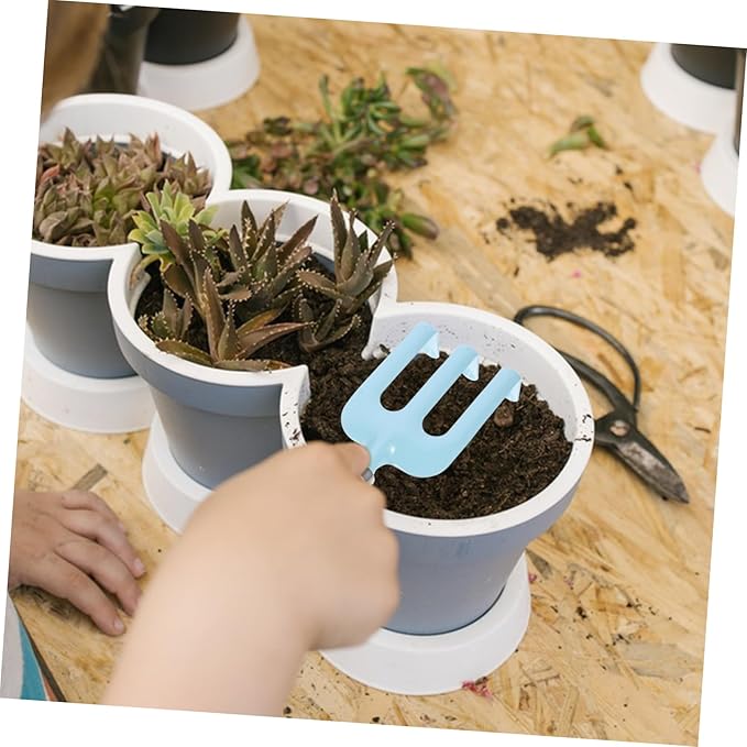 1 Set Garden Tool Set Shovels Rake for Lightweight Planting Tools with Watering Pot Digging for Outdoor Gardening Activities