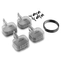 AC Infinity Auto-Fill Upgrade Valve Kit for Self-Watering Base Gravity-Powered Valve Refills Water from Larger Reservoir Secure Leak-Proof Seal 3/8 OD Tubing 4-Pack for Hydroponics &amp Grow Set