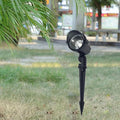 Outdoor LED Spotlight - IP65 Waterproof Lawn Projector Round Tree Floodlights 24V/220V COB Garden Courtyard Tree Lamps Landscape Villa Ground Light(A Warm White30W-24V)