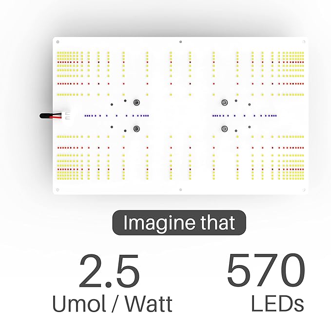 100E LED Grow Light 100W True Full Spectrum with UV and IR Ideal Coverage for 2'x2' or 2'x4' Grow Tents Veg&ampBloom Light Kit for Indoor Plants