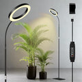 One Head Grow Lights for Indoor Plant Full Spectrum Plant Lights for Indoor Growing with 3/9/12 Timer 5 Dimmable Levels Height Adjustable 16.5''-68 Strong Base for Large Plants