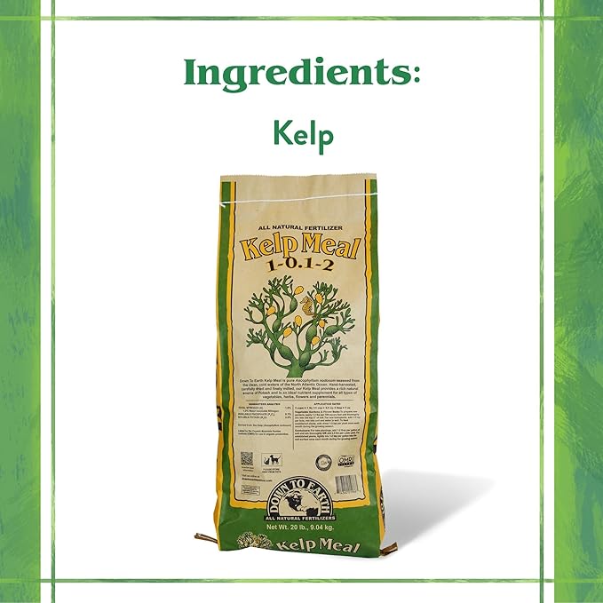 Down To Earth All Natural Kelp Meal 1-0.1-2-20 lb 01966 1966 1966