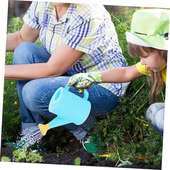 KESYOO 1set Boys and Girls Garden Tools Set Lightweight Gardening Kit for Toddlers Includes Watering Can Trowel Rake and Storage Bag for Outdoor Planting and Transplanting Activities