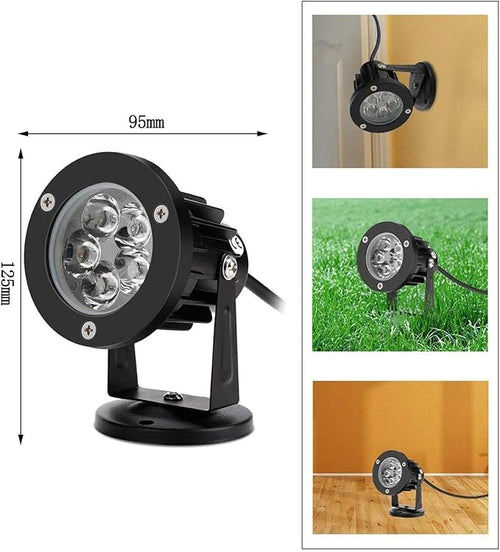 1/2PCS Ground Spotlight Lights - LED Tree Floodlight 5W Adjustable Garden Landscape Spotlight Terrace Lawn LED Light(Blue2PSC-5w(AC24v))