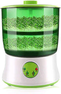 Thermostat Electric Germinator Automatic Watering-Bean Sprouts Machine 2 Layers