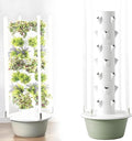 Vertical Hydroponic Grow Tower Aeroponic Tower Hydroponics Growing Kitswith LED Grow Lights and Automatic Timer for Fruits and Vegetables 5thfloor