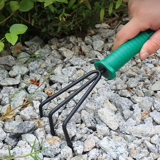 Garden Tools Set 5Pcs Heavy Duty Gardening Hand Tools with Garden Tools Set Trowel Rake Shovels Pruner Sprayer Garden Hand Tools with Carrying Case for Woman/Men