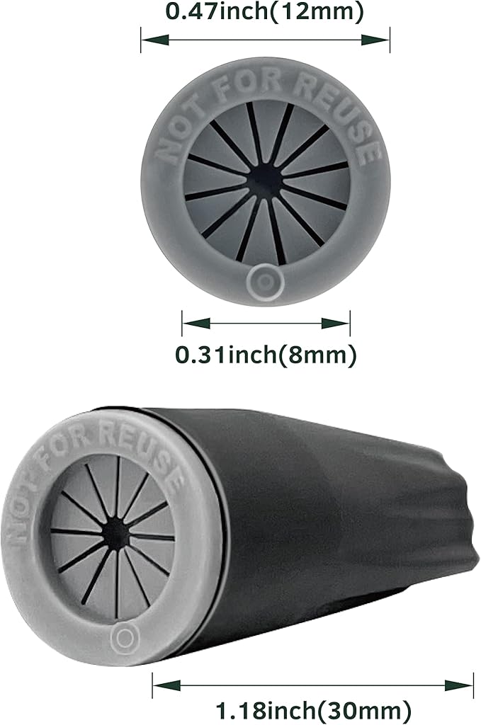 GKOLED 30W 4000k 44° Beam Angle Bullet/Round Outdoor Spotlight with 30-Pack Lengthened Waterproof Wire Connectors