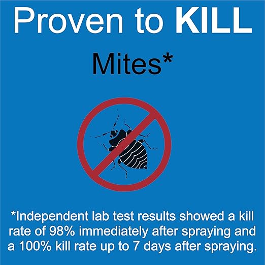 Premo Guard Natural Mite Spray – 32 oz Bottle – Plant Based Treatment for Dust Spider Carpet Bird Rat Mites – Safe for Families Pet Home Bedding &amp Furniture When Used As Directed