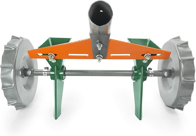 VAROMORUS Metal Precision Manual Seeder for Vegetables Greens Onion Radish Beets (2-Row)