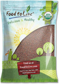 Food to Live Organic Broccoli Seeds for Sprouting 12 Pounds – Non-GMO Vegan Kosher Sirtfood Bulk. Rich in Sulforaphane Vitamin C. Grow Sprouts Microgreens for Salads and Sandwiches