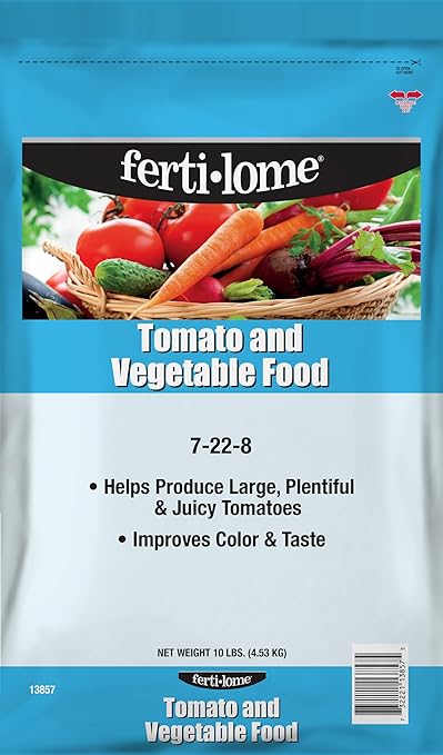 Fertilome (13857) Tomato and Vegetable Food 7-22-8 (10 lbs.)