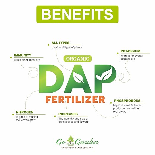 Go Garden DAP Prom Similar to Organic Plant Food Prom Fertilizer for Plants | Plant Nutrient and Plant Food | All Plants | Gardening - 2 Kg Powder