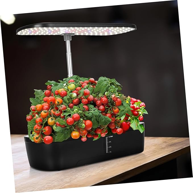 1Set Indoor Hydroponics Intelligent Control Design for Simultaneous Planting of Vegetables Complete Kit with Accessories for Home Gardening US Plug