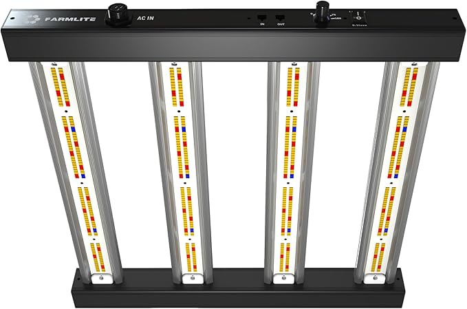 Grow Light FARMLITE Grow Lights for Indoor Plants Full Spectrum LED Growing Light Plant Hanging Growing Bar Lamps Seedling Daisy Chain Dimmable Board 2x2ft Coverage (150 Watts)